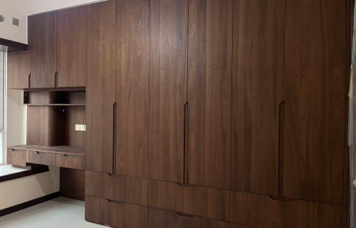Wood Veneer Wardrobe