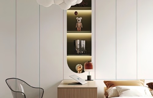 Bed, Desk, and Storage Integration