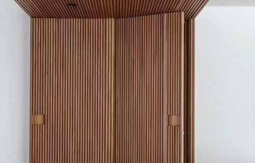 Fluted Hidden Door