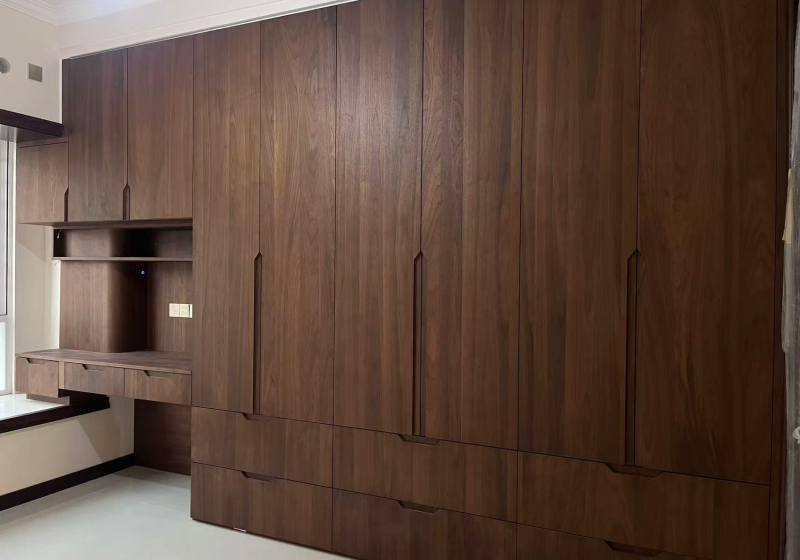 Wood Veneer Wardrobe