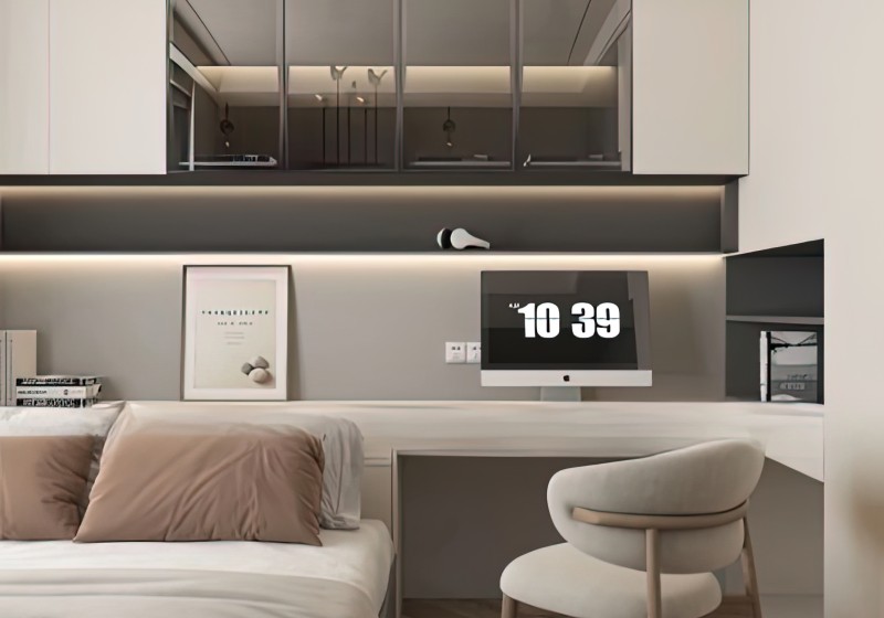 Bedroom integrated custom' />