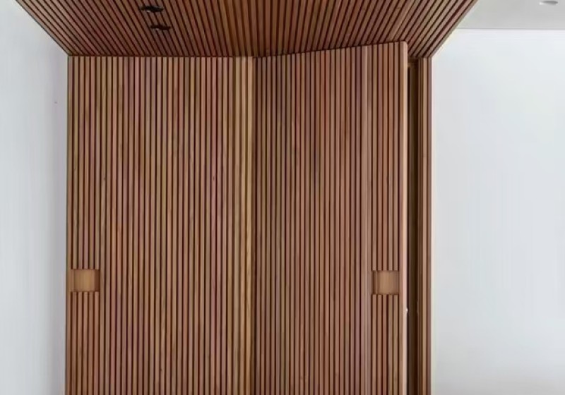Fluted Hidden Door