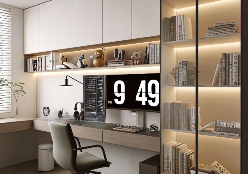 Study Desk & Cabinet' />