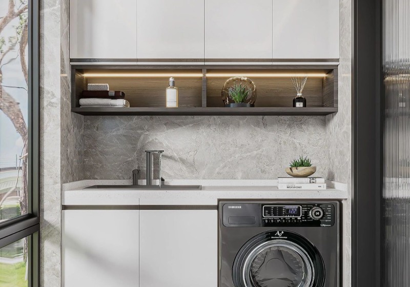 Laundry Cabinet' />