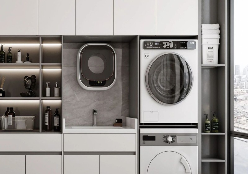 Laundry Cabinet' />